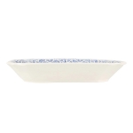 Uccello Blu Oval Bowl  Dimensions: 13.5\L, 8.25\W, 2.5\H, 46 oz 

Materials:  Terra Bianca - A white earthenware clay that is often used for handpainted designs as it provides the ideal canvas for storytelling, allowing colors to truly come to life.

Dishwasher Safe - We recommend using a non-fragrant/non-citrus, non-abrasive detergent on the air dry cycle (or econo heat when available). It is recommended to place the dishes so they avoid touching during the high pressure dishwashing and as such we recommend you do not overload the dishwasher. All dishes should be dried thoroughly before being stored.

Microwave Safe - The temperature of VIETRI pieces may vary after microwave use due to the handmade nature of quality, natural clays. Thus, as with all products used in a microwave, please use the following precautions:

    Always use a pot holder or oven mitt when handling the product as item may get hot.
    Do not permit children to handle any product that has been heated in a microwave.
    Do not put any products into a microwave without food or liquid on or inside the piece.
    Allow item to cool before taking it out of the microwave.